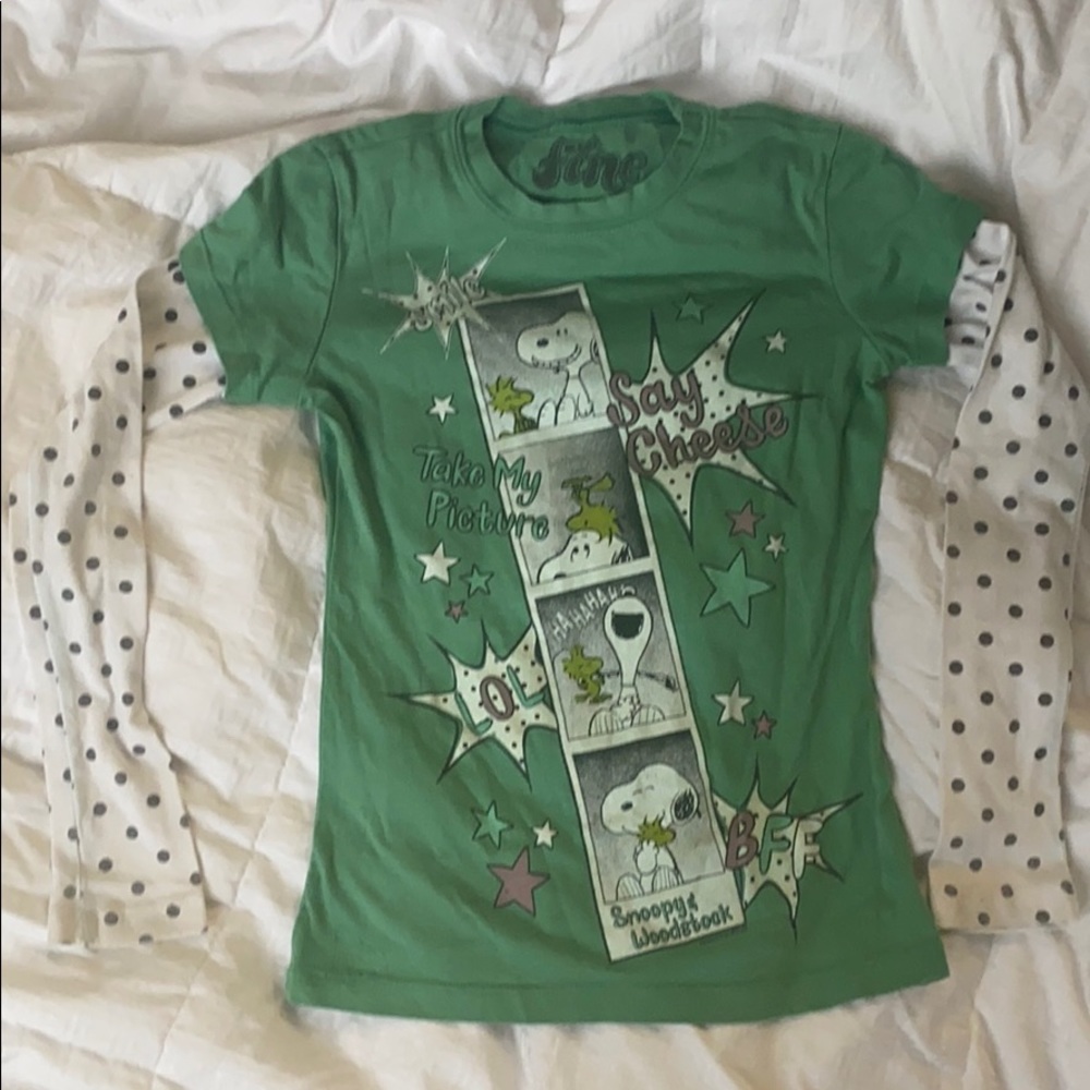 Cute retro Snoopy and Woodstock shirt